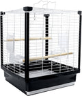 17.5 Inch Small Bird Cage & Travel Carrier – Portable Parrot Cage for Home, Outing, Pet Clinic or Temporary