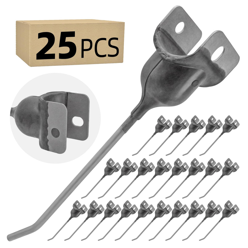 25-Pack Universal Rubber Hay Rake Teeth 182, Fits John Deere New Holland