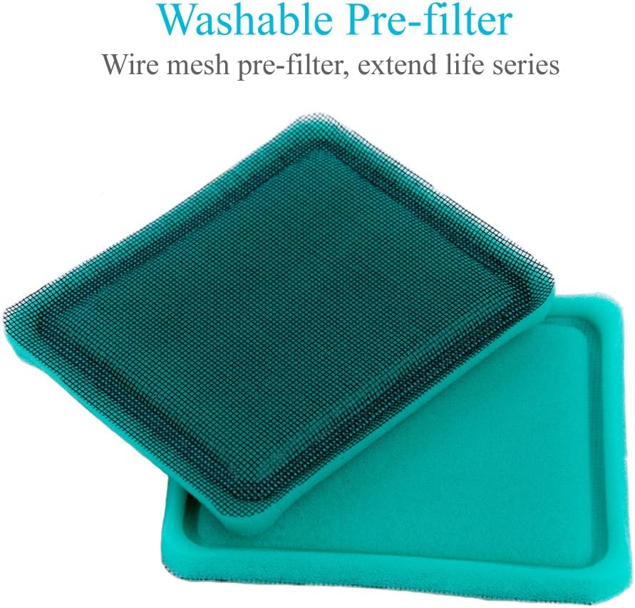 HOODELL 491588s Air Filter with Pre Filter, Compatible with 491588, Toro 20332, Craftsman 3364, Premium Lawn Mower Air Cleaner