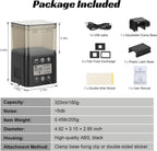USB Automatic Fish Feeder for Aquarium, 320ML for 3~6 Months