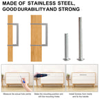 10 Pack 15 Inch Brushed Nickel Cabinet Pulls Square Drawer Handles