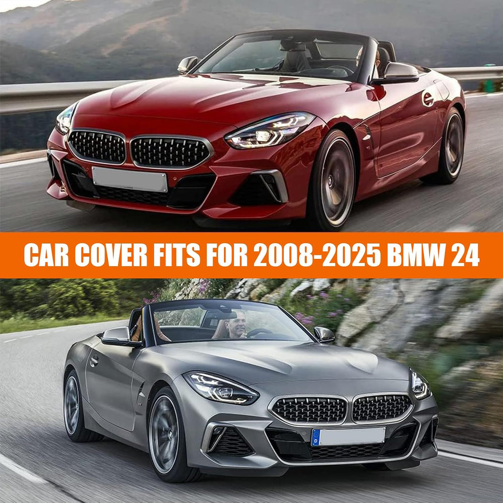 Waterproof Car Cover Replace for 2009-2025 BMW Z4 E89 G29, 6 Layers with Inner Cotton Liner Custom-Fit Protector with