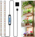 16in Grow Light Strips, 2-Bar 120 LEDs Full Spectrum Plant Light | Growing Lamp for Indoor Plants with 6/12/16H Auto