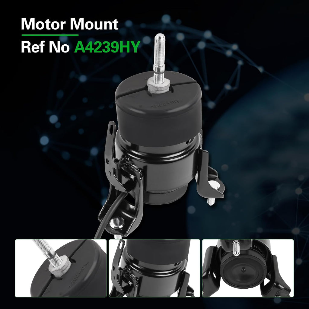 Engine Motor and Transmission Mount Kit Compatible with 2007-2010 Sienna