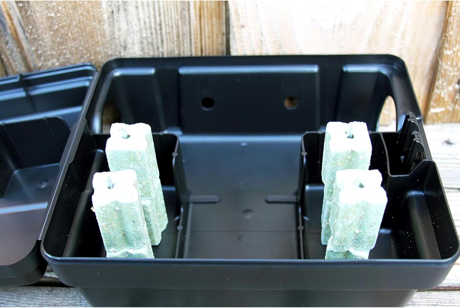 Outpost Rat Bait Station | Single Station Targets Small Mice Up to Large Rats | Position Horizontal or Vertical |