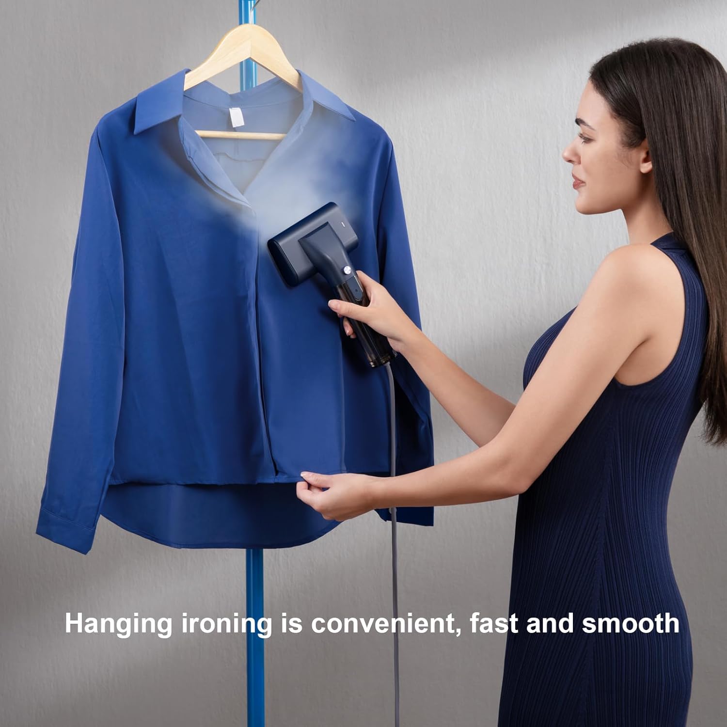 G10 Steamer for Clothes, Portable Travel Irons,Handheld Garment Steamer | 15S Fast Heat Up,Big Iron Panel steam iron