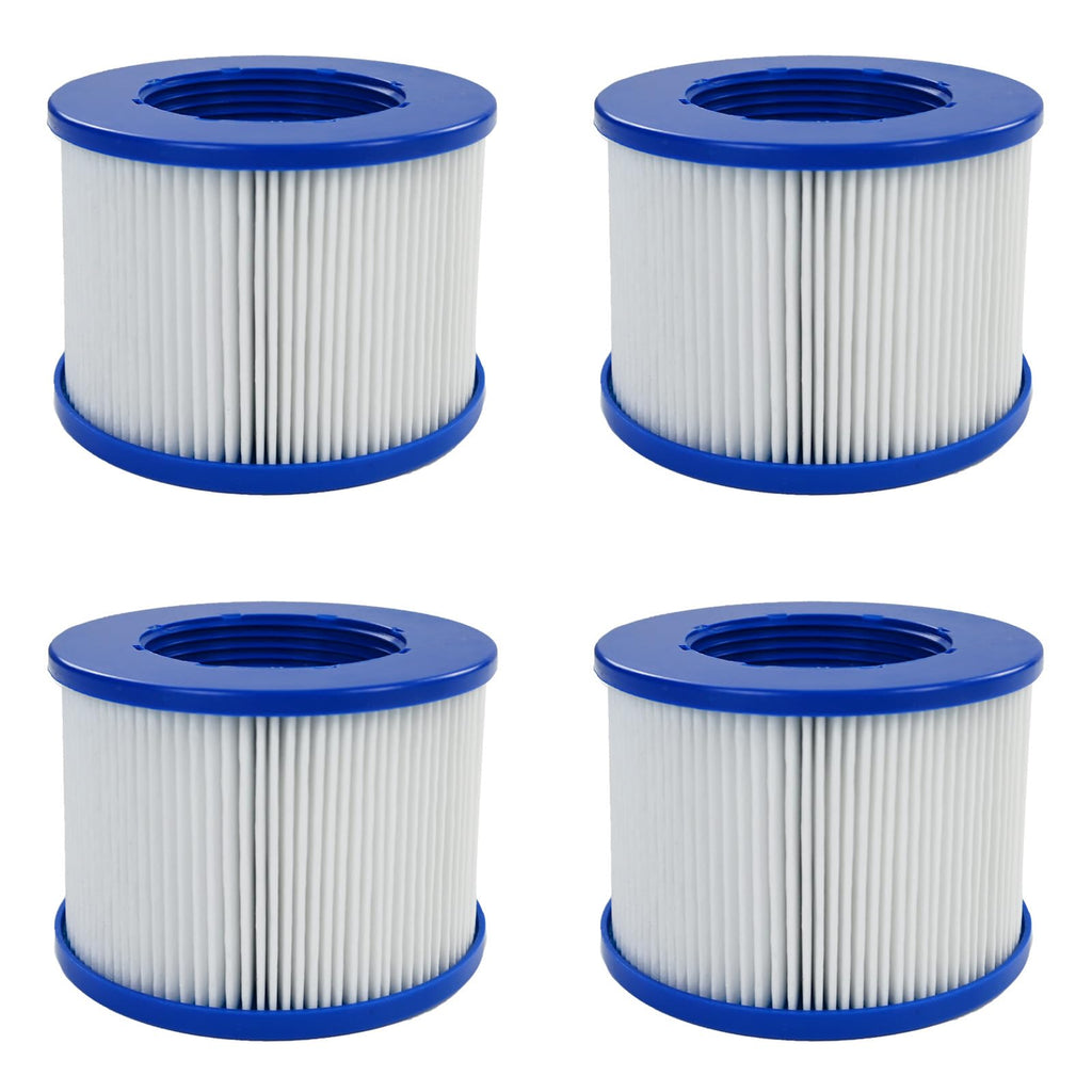 Screw-in Hot Tub Filter Replacement for RELXTIME/ALEKO (4 Pack)