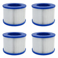 Screw-in Hot Tub Filter Replacement for RELXTIME/ALEKO (4 Pack)