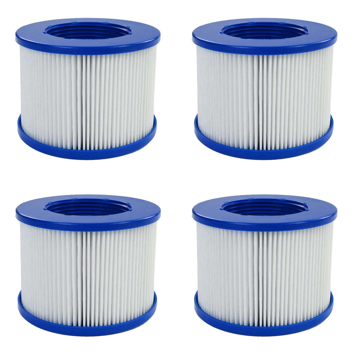 Screw-in Hot Tub Filter Replacement for RELXTIME/ALEKO (4 Pack)