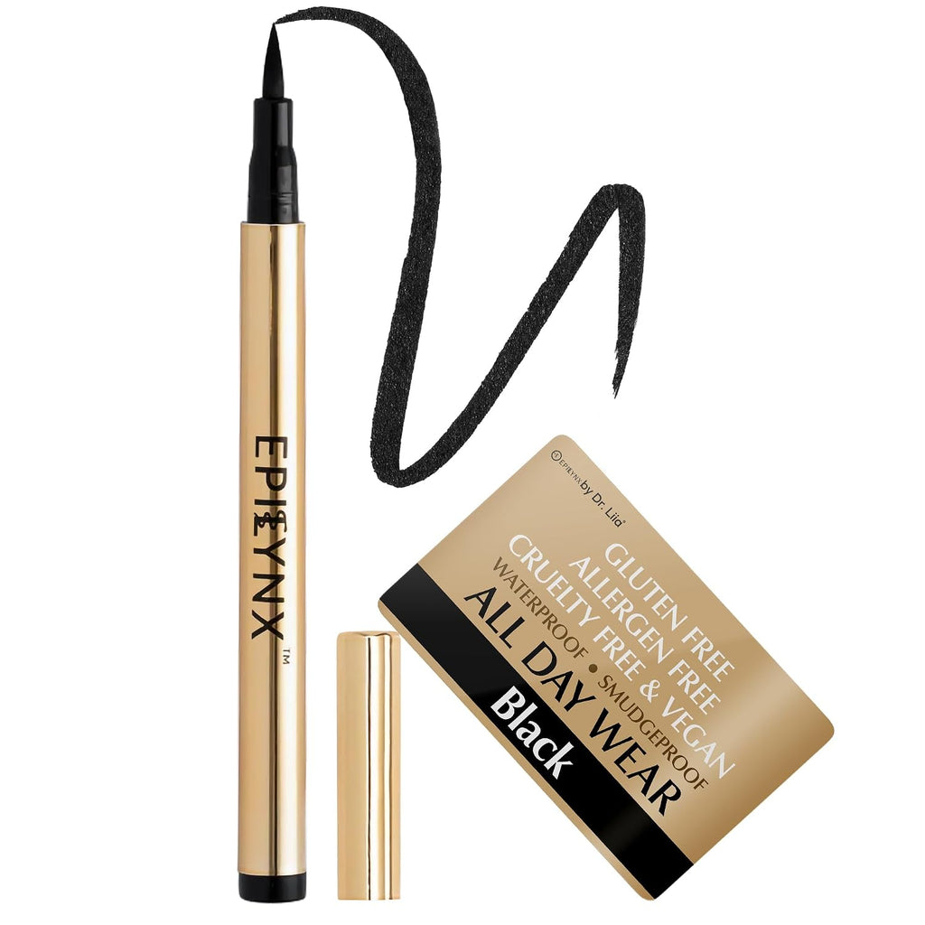 All Day Waterproof Liquid Eyeliner, Black 2mL