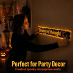 Glow in the Dark Halloween Caution Tape 2" x 20 FT Roll