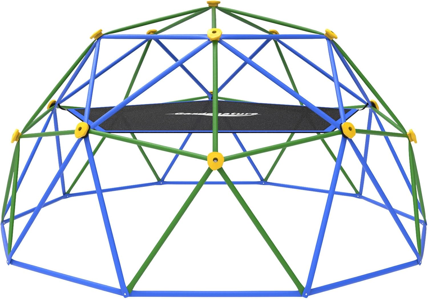 10FT Climbing Dome with Hammock, Outdoor Jungle Gym for Kids, Geometric Dome Climber Supporting 880 Lbs Anti-Rust