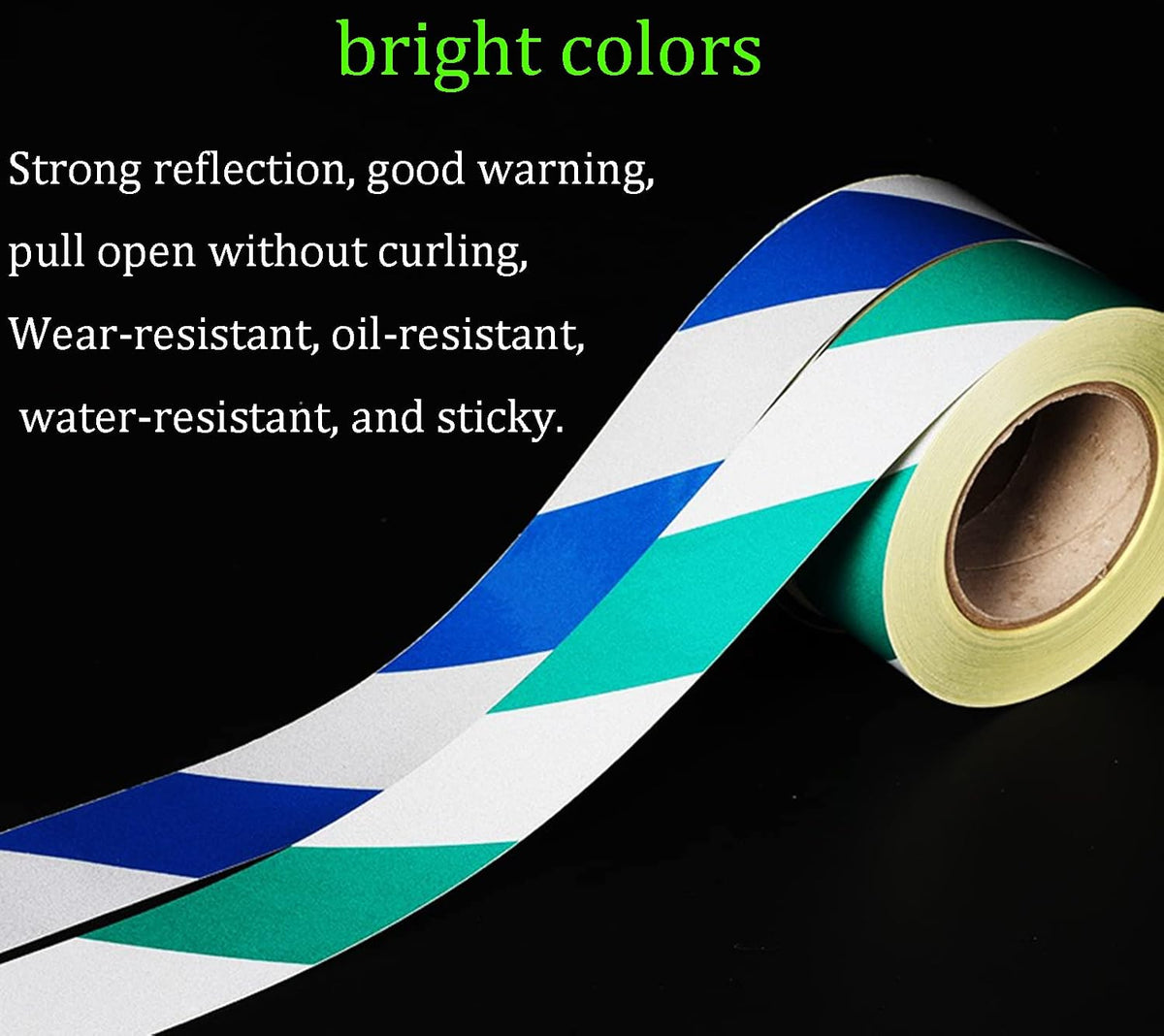 1 Roll 50mm x 45.7m Reflective Warning Tape Floor Marking