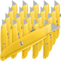 20 Pcs Box Cutter Bulk Retractable Utility Knife, Yellow