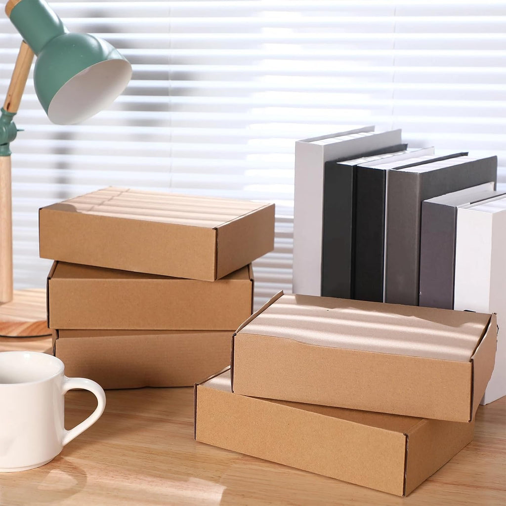 200 Pcs 9x6x2'' Shipping Boxes Corrugated
