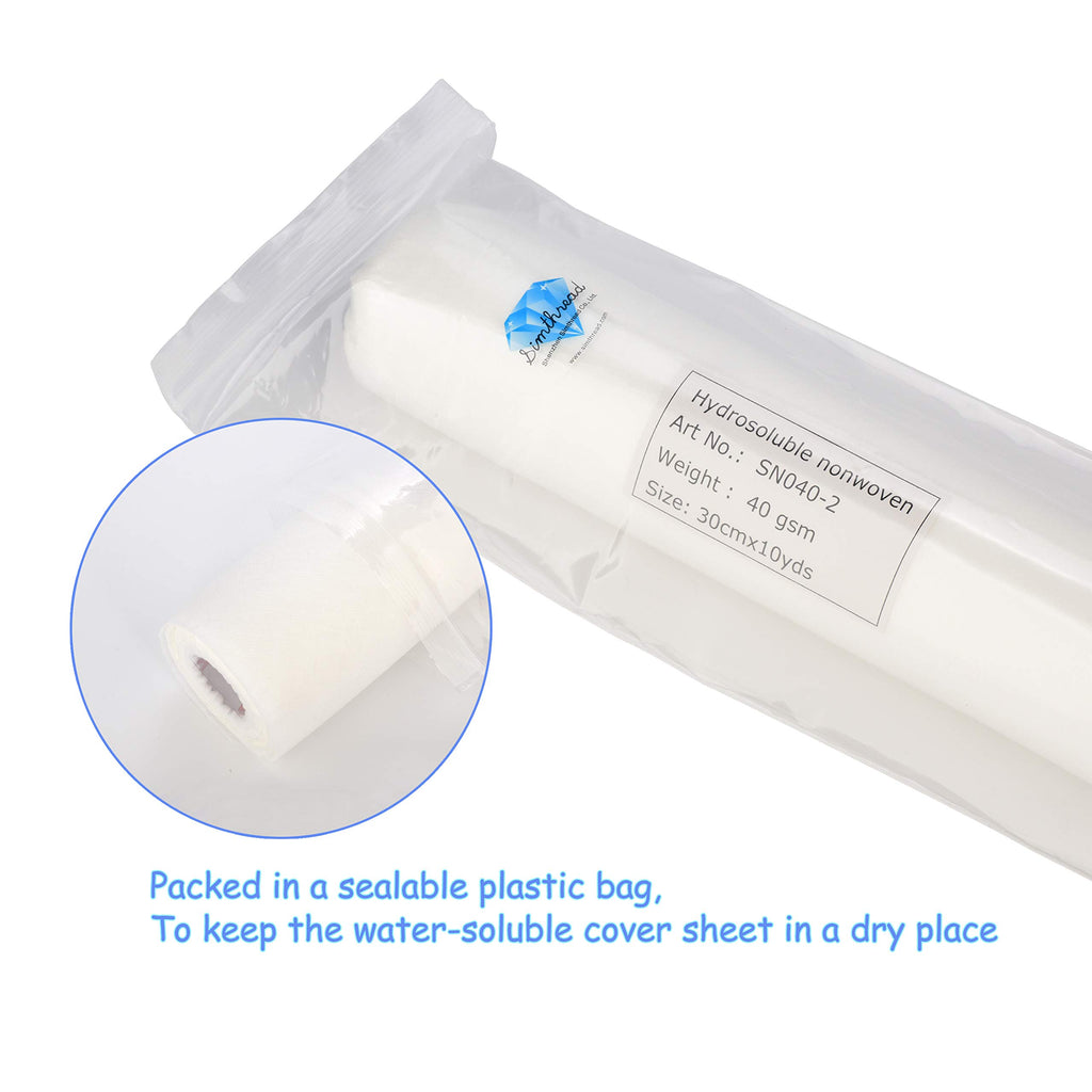 Interfacing,Iron on Interfacing Water-Soluble Embroidery Stabilizer Fabric