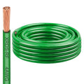 4 AWG THHN Stranded Bare Copper Wire 25FT Green Grounding Wire, Electrical Wire, 600V Rated Building Wire, Ideal for Panel Wiring, Grounding, Lighting Circuits, Control Systems