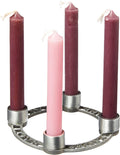 (Abbey & CA Gift) Personal Advent Candleholder Wreath, Purple