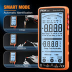 FKM Rechargeable Digital Multimeter Tester Auto-Ranging TRMS 6000 Counts