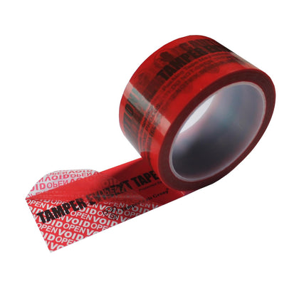 1 Roll 50mm x 50m 100% Total Transfer Tamper Evident Security Seal Tape