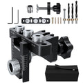 Self Centering Doweling Jig Kit - Dowel Jig Kit for Straight Holes, Adjustable Width Woodworking Joints Tool Drill