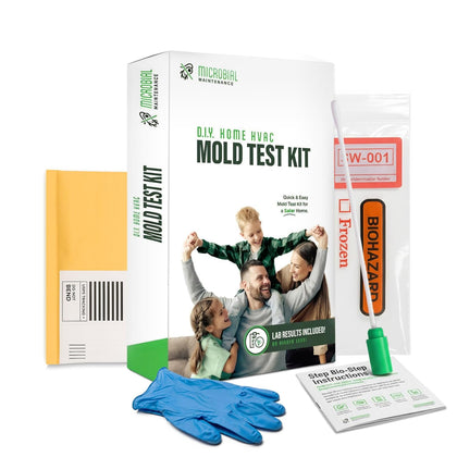Microbial Mold Test Kit for Home - Indoor Air Quality and Surface Testing - Detects Black Mold, Mildew, and Fungi