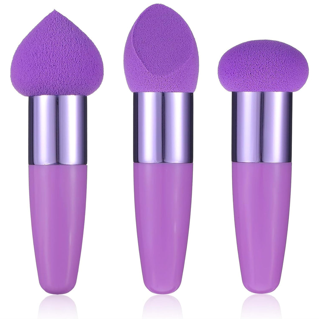 Makeup Brushes 3 PCS Powder Makeup Puff Beauty Blending Sponge Coloring Concealer Applicator Foundation Setting Face