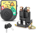 725-04227 Ignition Switch Module with 2 Keys 7 terminals & 725-06153A Starter Solenoid Compatible with Cub Cadet XT1, XT2,LGT & LGTX Series, RZT Zero Turn Mower L Series S Series Replaces #725-07527