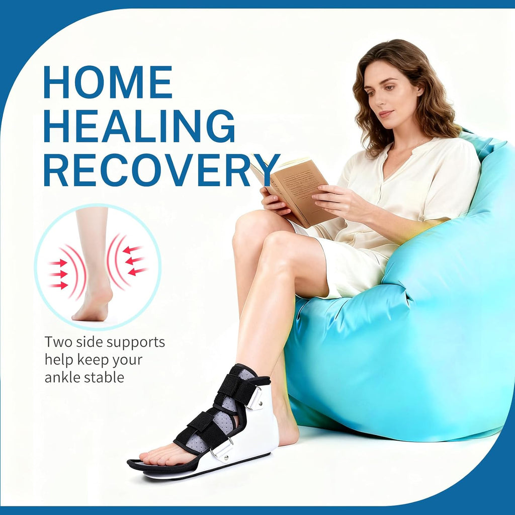 Post Op Shoe Foot Brace - Air Walker Boot, Orthopedic Surgical Cast Shoe for Broken Toes, Injured Foot Protection