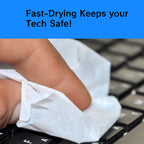 Audio-Wipes Gaming Cleaning Wipes | Individually Wrapped | Alcohol-Free & Fast-Drying | Cleans Gaming Controllers