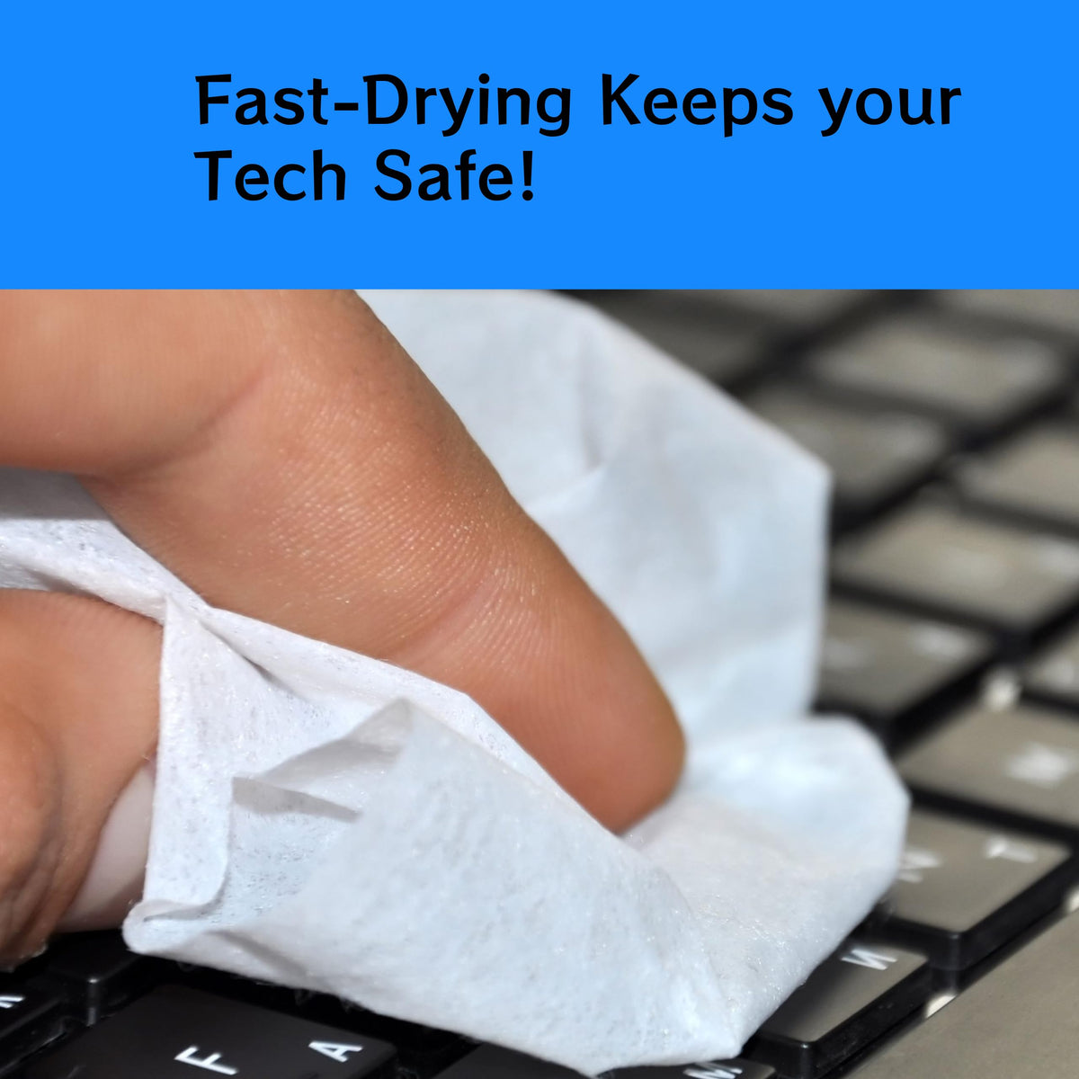 Audio-Wipes Gaming Cleaning Wipes | Individually Wrapped | Alcohol-Free & Fast-Drying | Cleans Gaming Controllers