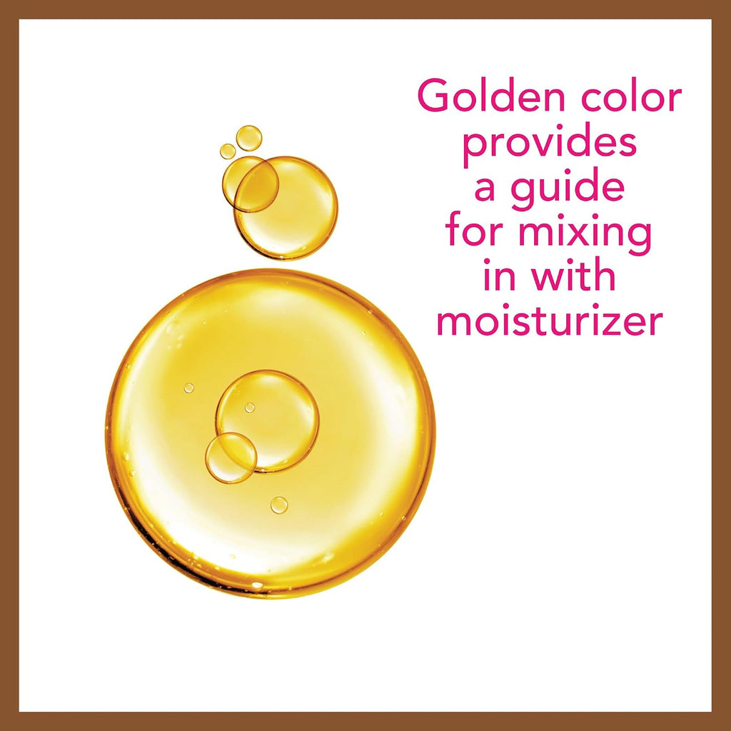 Natural Glow Tanning Drops, Sunless Self Tanner, Oil Free, 1 fl oz | Sunless Tanning Drops for Face and Body