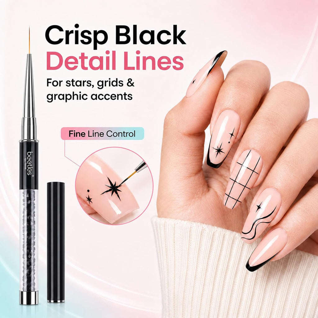 Nail Art Liner Brushes 5Pcs Painting Art Design Pen Set