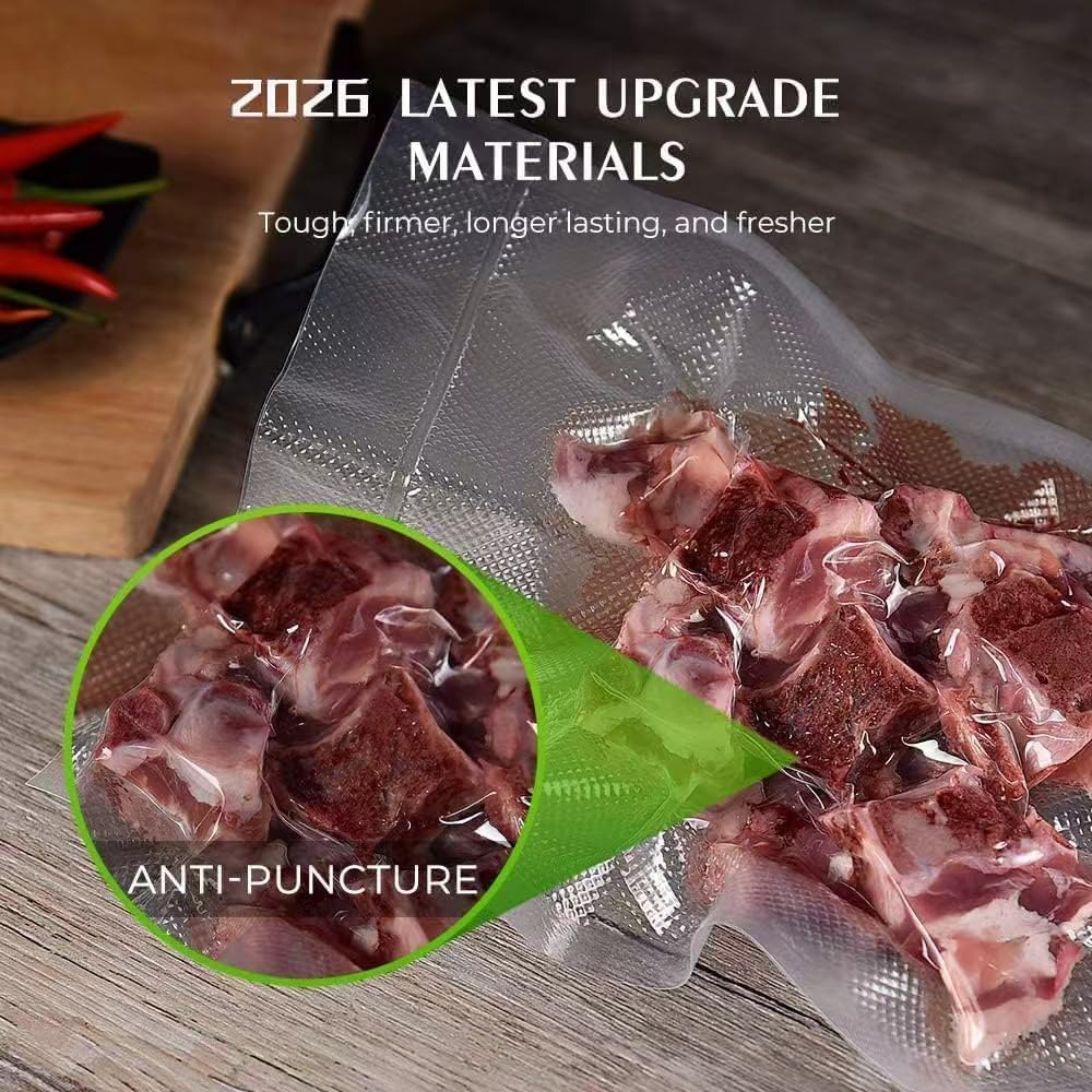 Vacuum Sealer Bags For Food 6 Pack, Kitchen Essentials