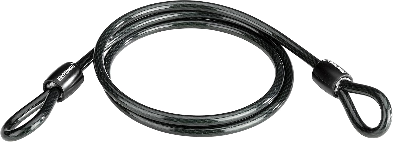 Parkview Bike U-Lock, 12mm Hardened Steel Shackle, 4ft Cable