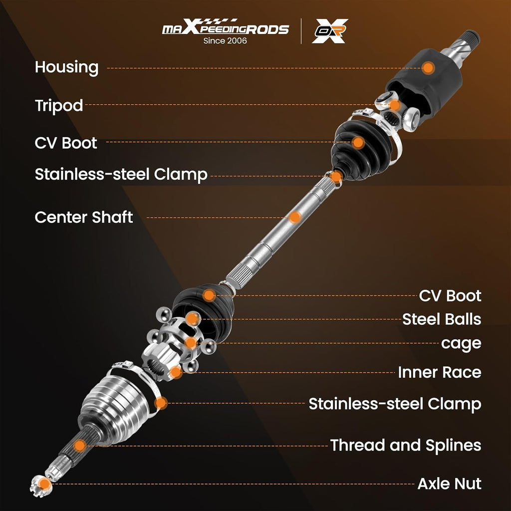 maXpeedingrods Pair Front Left and Right CV Axle Assembly for Toyota Camry