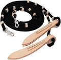 Weaver Leather Vaquero Split Reins, Brown/Tan, 3/8" x 8'