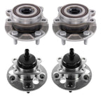 TRQ 2 Piece Wheel Bearing & Hub Assembly Set