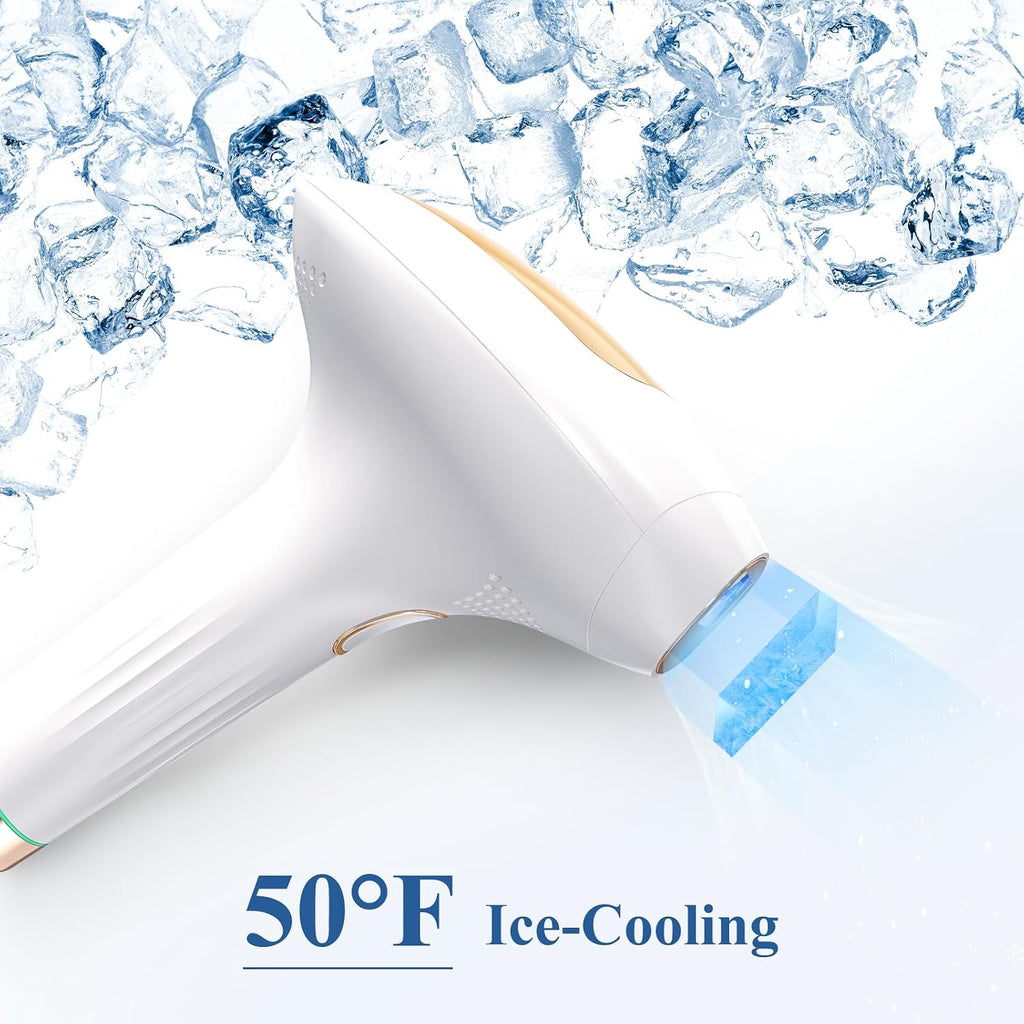 Hair Removal with Cooling, Painless IPL Hair Removal Device for Women and Men, at-home Hair Remover for Armpits