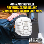 60849 Non-Marring Knee Pads for Work, Construction, Tile, Flooring