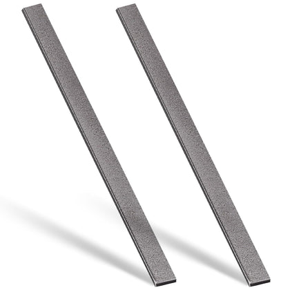 2 pcs 2 x 1/4 x 36 inch Steel Flat Bar Metal Stock Hot Rolled Steel Plate Solid Plain Metal Flat Bar Stock
