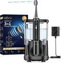 Electric Toothbrush with Water Flosser Combo, 3-in-1 Sonic Flossing Toothbrush and Dental Water Flosser for Teeth