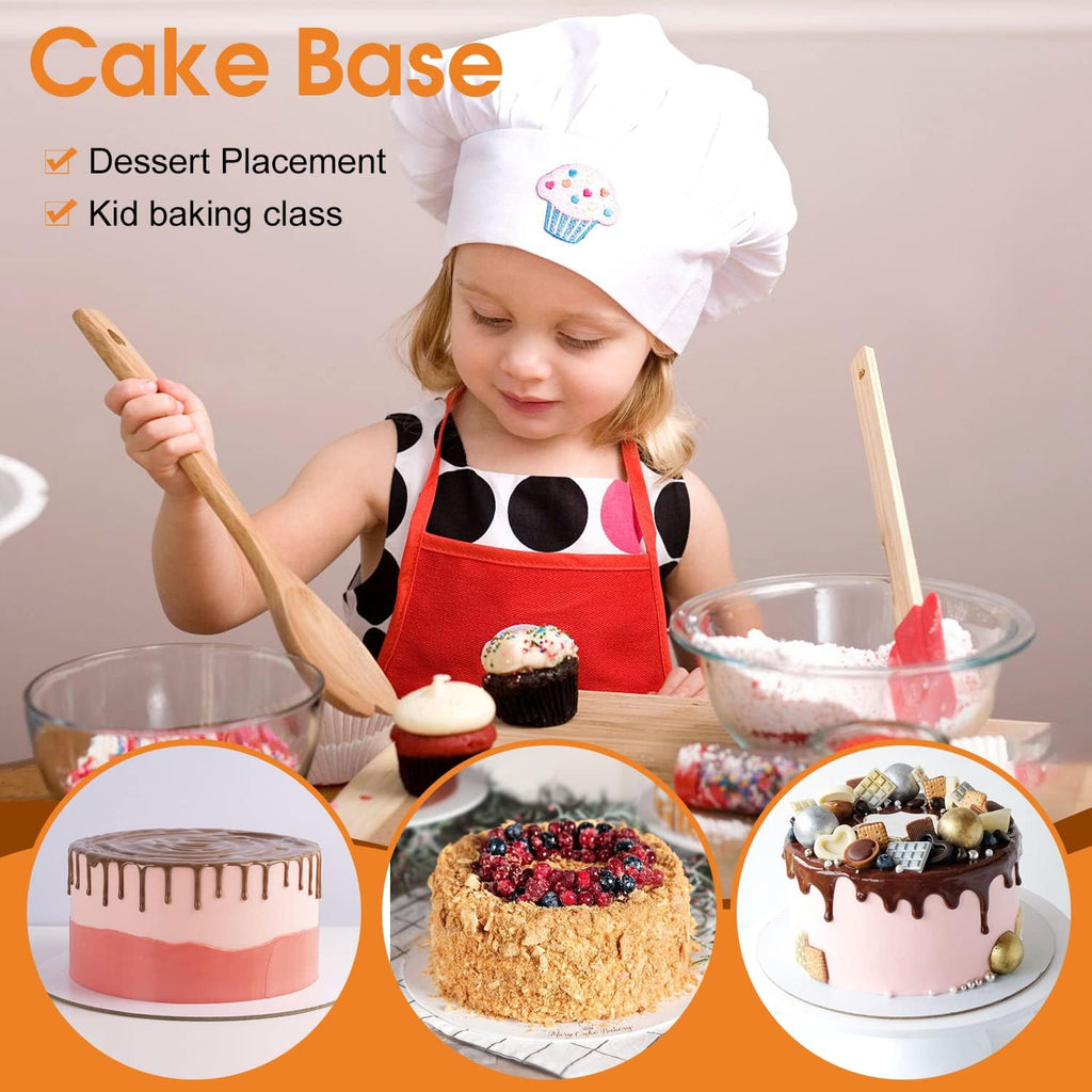 40-Packs Cake Boards 10 inch Round, White Cake Board Rounds