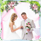 Wedding Arch Decorations 2 Pack, Arch Flowers Swag Dusty Rose