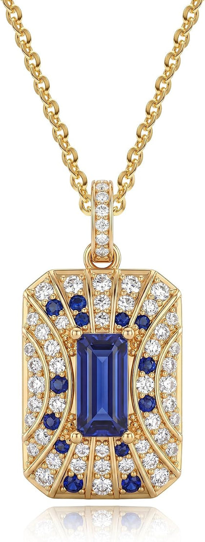 Gold Charm Necklaces for Women, 14K Gold Plated Pendant Necklace Non Tarnish Gold Chain Jewerly for Dainty Party