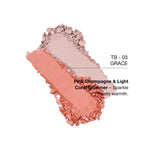 KimChiChic Beauty Thailor Blush Duo, Heart Compact Powder Blush for Cheeks