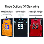 Jersey Display Frame Case, Large Sport Jersey Shadow Box, Black