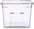 1/2 Size Food Pan, 8" Deep Polycarbonate