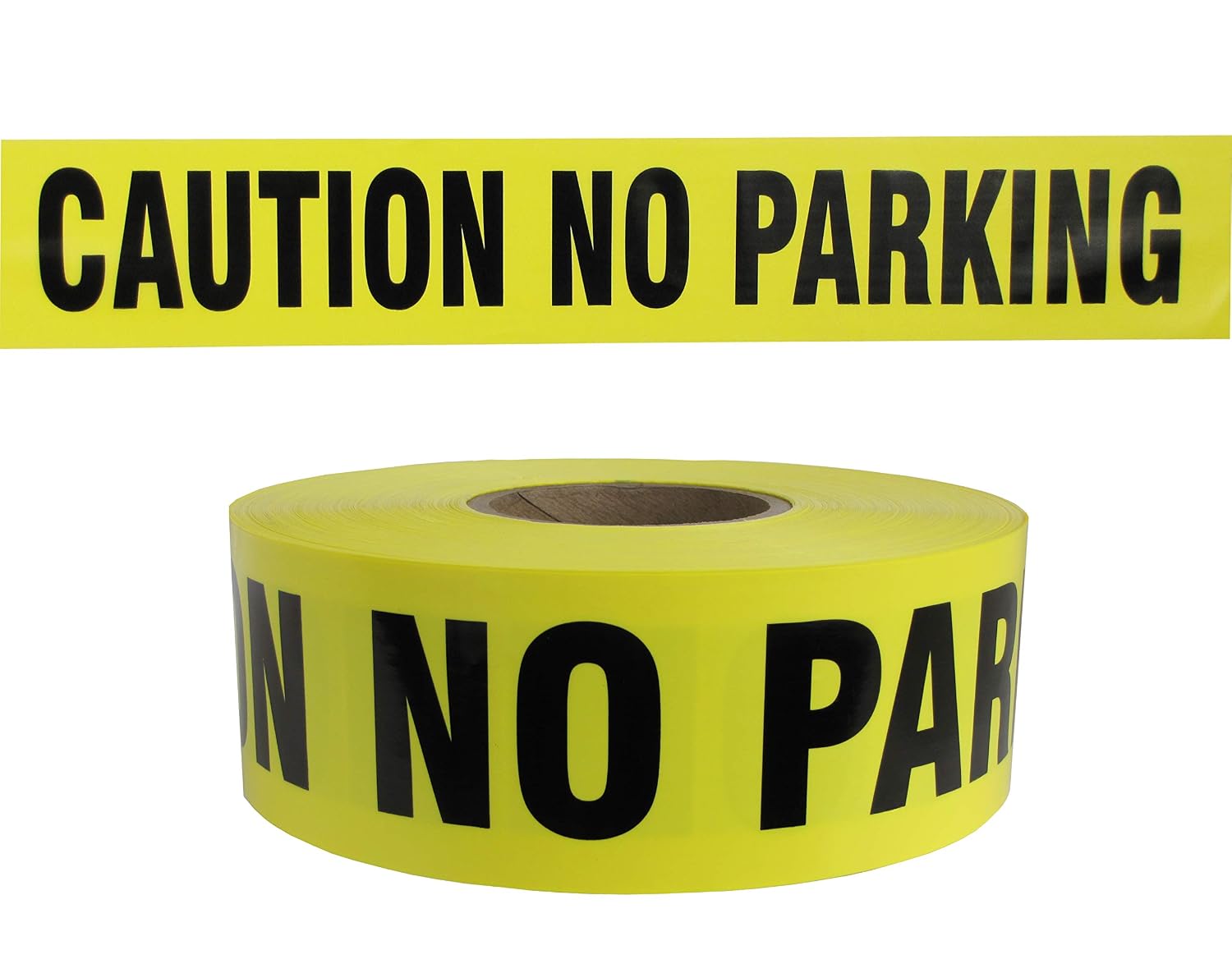 Swanson Tool Co 3" x 1000' 3 mil Barricade Tape Caution NO Parking Yellow/Black, Model BT3100YCAUNP3
