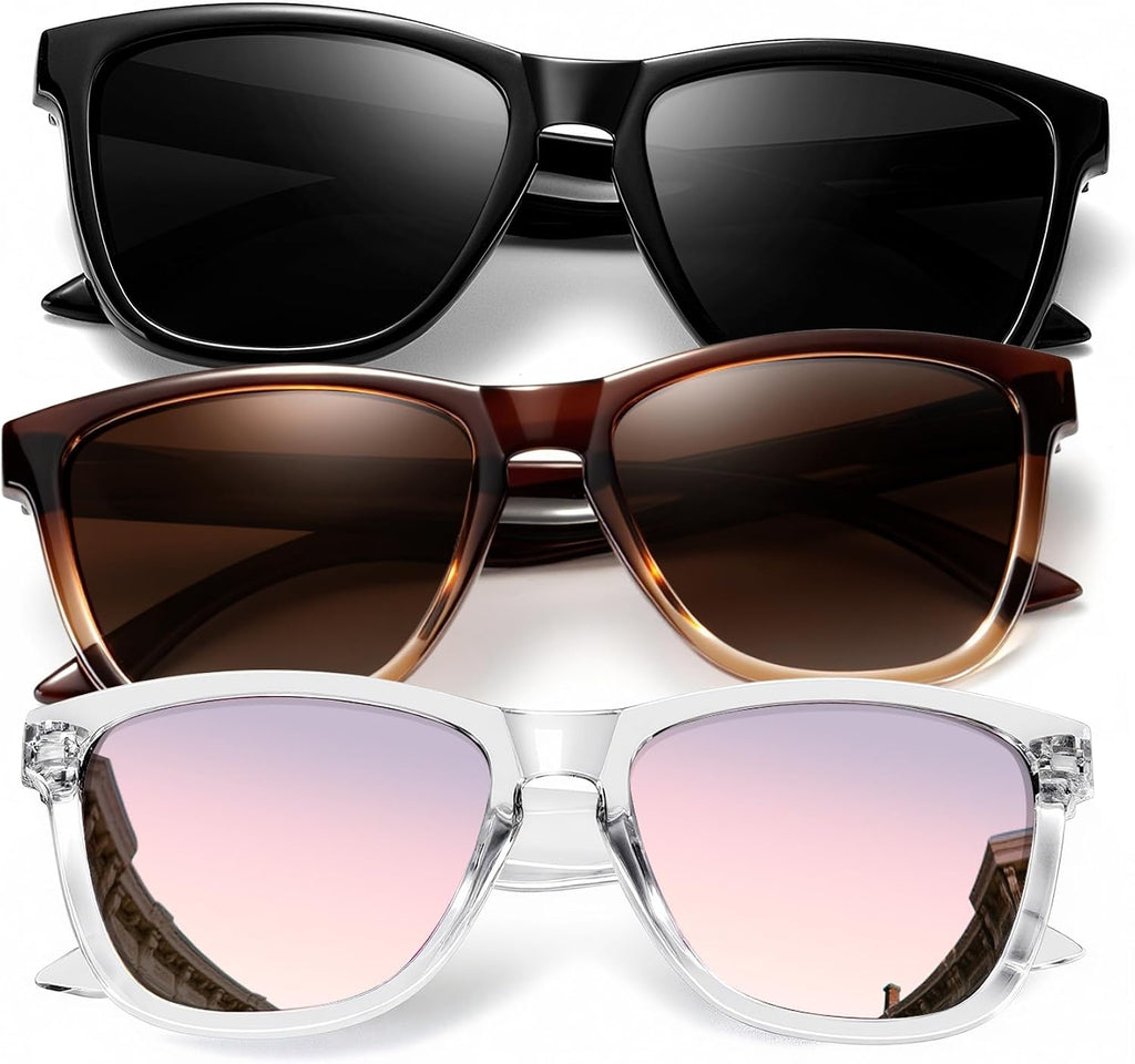 Womens-Sunglasses Polarized Sunglasses-Womens Trendy: Retro Sun Glasses with UV Protection for Travel Driving